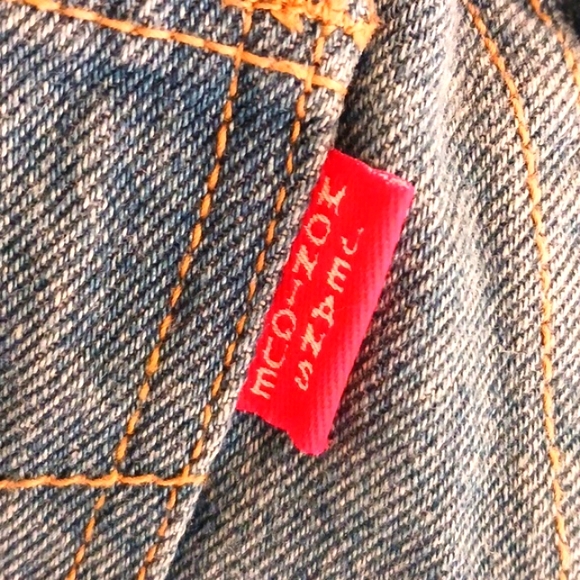 Ladies Vintage jeans,brand- Monique..u.s.a.,size 3/4..crystal embellishments - Picture 3 of 14